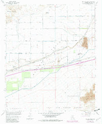Wellton Mesa Arizona Historical topographic map, 1:24000 scale, 7.5 X 7.5 Minute, Year 1965
