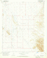 Wellton SE Arizona Historical topographic map, 1:24000 scale, 7.5 X 7.5 Minute, Year 1965