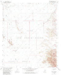 Wellton SE Arizona Historical topographic map, 1:24000 scale, 7.5 X 7.5 Minute, Year 1965