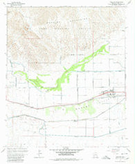 Wellton Arizona Historical topographic map, 1:24000 scale, 7.5 X 7.5 Minute, Year 1965