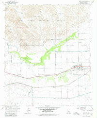 Wellton Arizona Historical topographic map, 1:24000 scale, 7.5 X 7.5 Minute, Year 1965