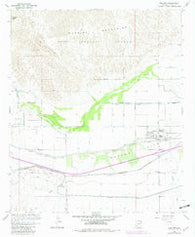 Wellton Arizona Historical topographic map, 1:24000 scale, 7.5 X 7.5 Minute, Year 1965