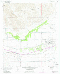 Wellton Arizona Historical topographic map, 1:24000 scale, 7.5 X 7.5 Minute, Year 1965