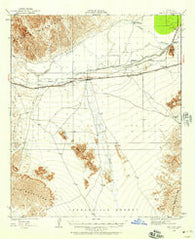 Wellton Arizona Historical topographic map, 1:62500 scale, 15 X 15 Minute, Year 1926