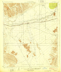 Wellton Arizona Historical topographic map, 1:62500 scale, 15 X 15 Minute, Year 1929