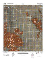 Wellton Hills Arizona Historical topographic map, 1:24000 scale, 7.5 X 7.5 Minute, Year 2011