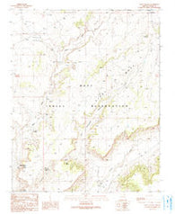 Wepo Village Arizona Historical topographic map, 1:24000 scale, 7.5 X 7.5 Minute, Year 1990