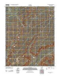 Wepo Village Arizona Historical topographic map, 1:24000 scale, 7.5 X 7.5 Minute, Year 2011