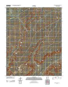 Wepo Village Arizona Historical topographic map, 1:24000 scale, 7.5 X 7.5 Minute, Year 2011