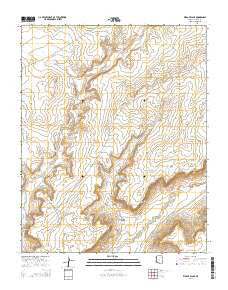 Wepo Village Arizona Current topographic map, 1:24000 scale, 7.5 X 7.5 Minute, Year 2014
