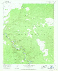West Poker Mtn. Arizona Historical topographic map, 1:24000 scale, 7.5 X 7.5 Minute, Year 1967
