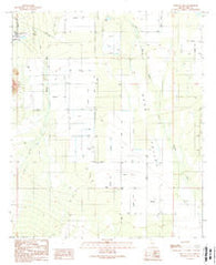 West of Avra Arizona Historical topographic map, 1:24000 scale, 7.5 X 7.5 Minute, Year 1989