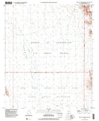 West of Growler Peak Arizona Historical topographic map, 1:24000 scale, 7.5 X 7.5 Minute, Year 1996