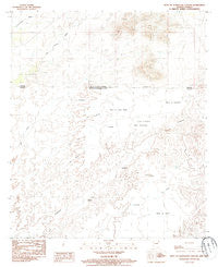 West of Guadalupe Canyon Arizona Historical topographic map, 1:24000 scale, 7.5 X 7.5 Minute, Year 1985
