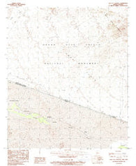 West of Lukeville Arizona Historical topographic map, 1:24000 scale, 7.5 X 7.5 Minute, Year 1988