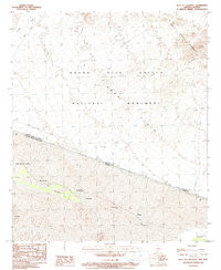 West of Lukeville Arizona Historical topographic map, 1:24000 scale, 7.5 X 7.5 Minute, Year 1988