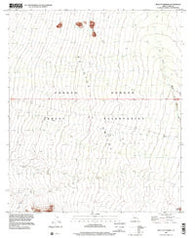 West of Pisinimo Arizona Historical topographic map, 1:24000 scale, 7.5 X 7.5 Minute, Year 1996