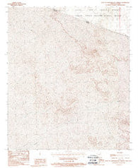 West of Quitobaquito Springs Arizona Historical topographic map, 1:24000 scale, 7.5 X 7.5 Minute, Year 1988