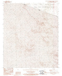 West of Quitobaquito Springs Arizona Historical topographic map, 1:24000 scale, 7.5 X 7.5 Minute, Year 1988