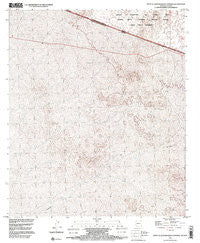 West of Quitobaquito Springs Arizona Historical topographic map, 1:24000 scale, 7.5 X 7.5 Minute, Year 1996