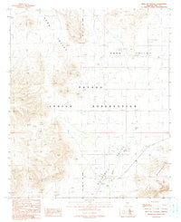 West of Ventana Arizona Historical topographic map, 1:24000 scale, 7.5 X 7.5 Minute, Year 1990
