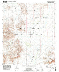 West of Ventana Arizona Historical topographic map, 1:24000 scale, 7.5 X 7.5 Minute, Year 1996