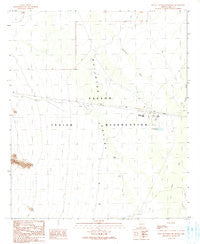West of Wahak Hotrontk Arizona Historical topographic map, 1:24000 scale, 7.5 X 7.5 Minute, Year 1990