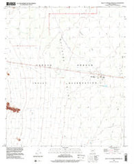 West of Wahak Hotrontk Arizona Historical topographic map, 1:24000 scale, 7.5 X 7.5 Minute, Year 1996