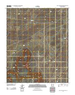 West Sunset Mountain Arizona Historical topographic map, 1:24000 scale, 7.5 X 7.5 Minute, Year 2011