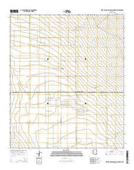 West of Greasewood Mountain Arizona Current topographic map, 1:24000 scale, 7.5 X 7.5 Minute, Year 2014