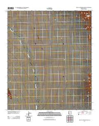 West of Growler Peak Arizona Historical topographic map, 1:24000 scale, 7.5 X 7.5 Minute, Year 2011