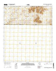West of Guadalupe Canyon Arizona Current topographic map, 1:24000 scale, 7.5 X 7.5 Minute, Year 2014