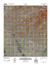 West of Lukeville Arizona Historical topographic map, 1:24000 scale, 7.5 X 7.5 Minute, Year 2011