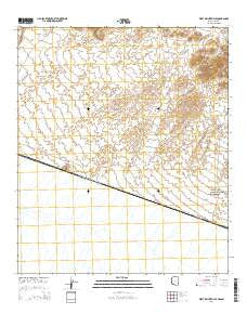 West of Lukeville Arizona Current topographic map, 1:24000 scale, 7.5 X 7.5 Minute, Year 2014