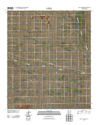 West of Pisinimo Arizona Historical topographic map, 1:24000 scale, 7.5 X 7.5 Minute, Year 2011