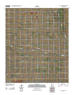 West of Pisinimo Arizona Historical topographic map, 1:24000 scale, 7.5 X 7.5 Minute, Year 2011