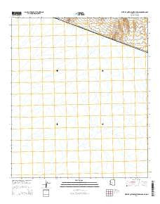 West of Quitobaquito Springs Arizona Current topographic map, 1:24000 scale, 7.5 X 7.5 Minute, Year 2014