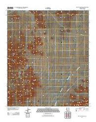 West of Ventana Arizona Historical topographic map, 1:24000 scale, 7.5 X 7.5 Minute, Year 2011