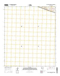 West of Vopoki Ridge OE S Arizona Current topographic map, 1:24000 scale, 7.5 X 7.5 Minute, Year 2014