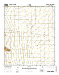 West of Wahak Hotrontk Arizona Current topographic map, 1:24000 scale, 7.5 X 7.5 Minute, Year 2014