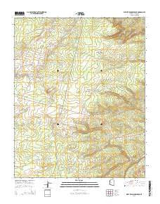 West of Window Rock Arizona Current topographic map, 1:24000 scale, 7.5 X 7.5 Minute, Year 2014