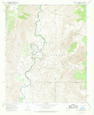 Wet Bottom Mesa Arizona Historical topographic map, 1:24000 scale, 7.5 X 7.5 Minute, Year 1967