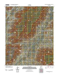 Whippoorwill Spring Arizona Historical topographic map, 1:24000 scale, 7.5 X 7.5 Minute, Year 2011