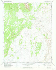 Whirlwind Rock Arizona Historical topographic map, 1:24000 scale, 7.5 X 7.5 Minute, Year 1970