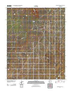 Whirlwind Rock Arizona Historical topographic map, 1:24000 scale, 7.5 X 7.5 Minute, Year 2011