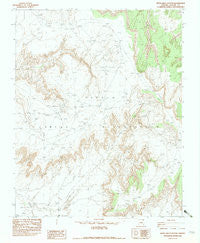 White Area Canyon Arizona Historical topographic map, 1:24000 scale, 7.5 X 7.5 Minute, Year 1982