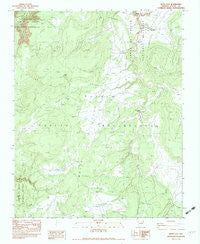 White Clay Arizona Historical topographic map, 1:24000 scale, 7.5 X 7.5 Minute, Year 1983
