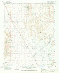 White Hills Arizona Historical topographic map, 1:62500 scale, 15 X 15 Minute, Year 1960