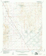 White Hills Arizona Historical topographic map, 1:62500 scale, 15 X 15 Minute, Year 1960