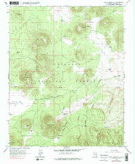White Horse Hills Arizona Historical topographic map, 1:24000 scale, 7.5 X 7.5 Minute, Year 1966